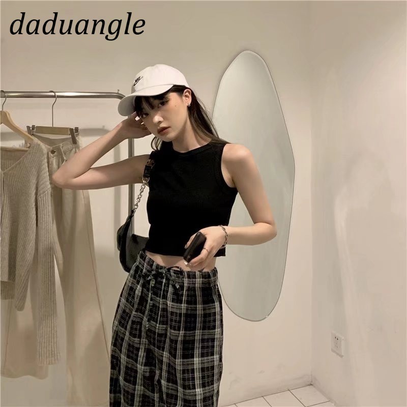 Áo thun Daduhey không tay phong cách thể thao thời trang mùa hè 2022 cho nữ Plus size