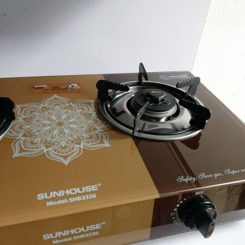 Bếp Gas Đôi Dương Kính SUNHOUSE SHB3336