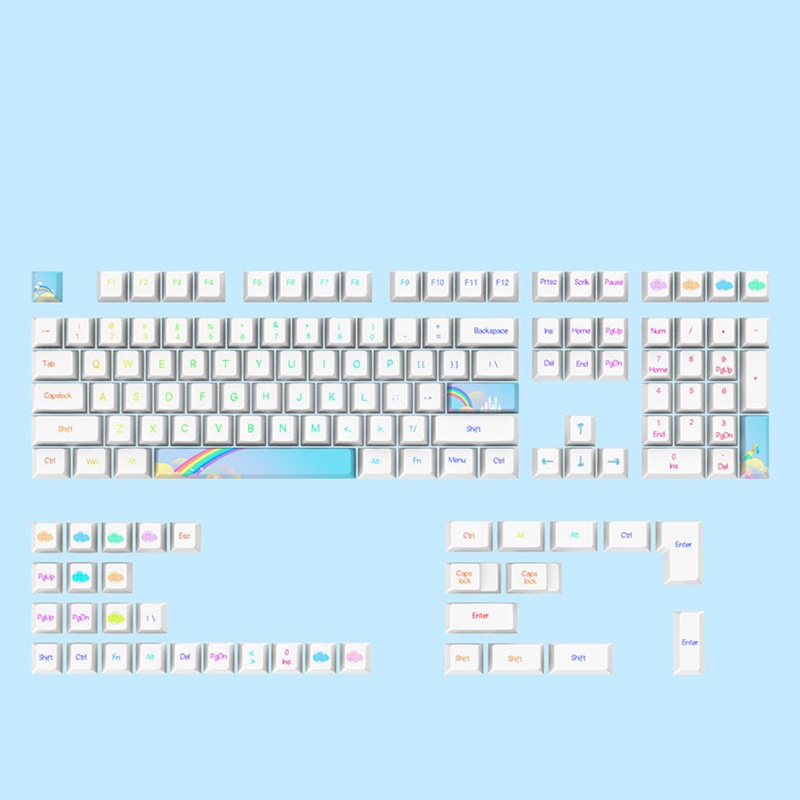 Bàn Phím Cơ 108 Phím 5 Mặt PBT
