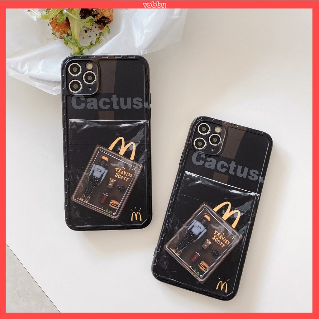 Ốp điện thoại nhựa mềm McDonald cho iPhone11 PRO MAX 7/8plus SE2020 X/XS XR XSMAX