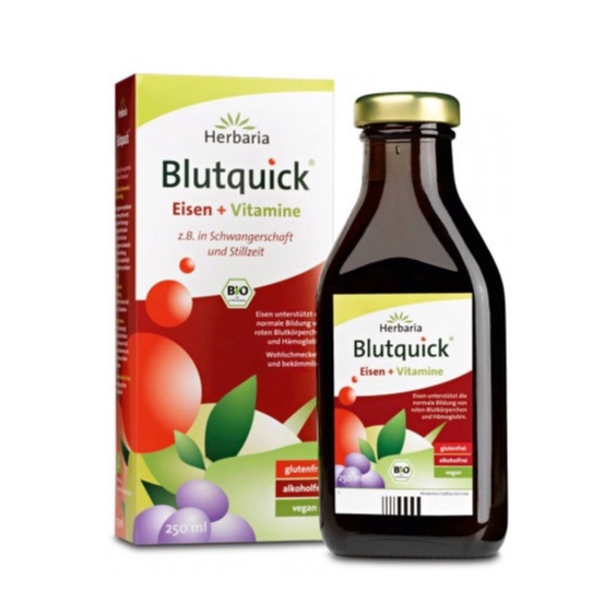 Siro bổ sung sắt và Vitamin hữu cơ cho mẹ 500ml - Blutquick