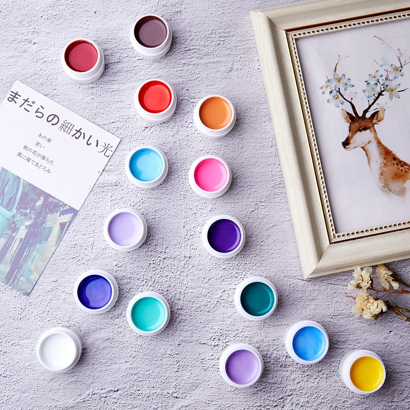 Bộ sơn móng tay 36 màu Gel - Set 36 màu vẽ gel đậm đặc dễ vẽ,  Bộ sơn móng tay Gel sơn móng tay màu Gel cho móng tay chuyên dùng cho dân làm móng