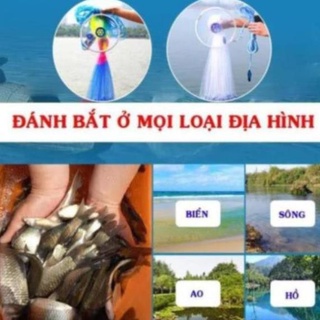 Chài lưới đánh cá 3m