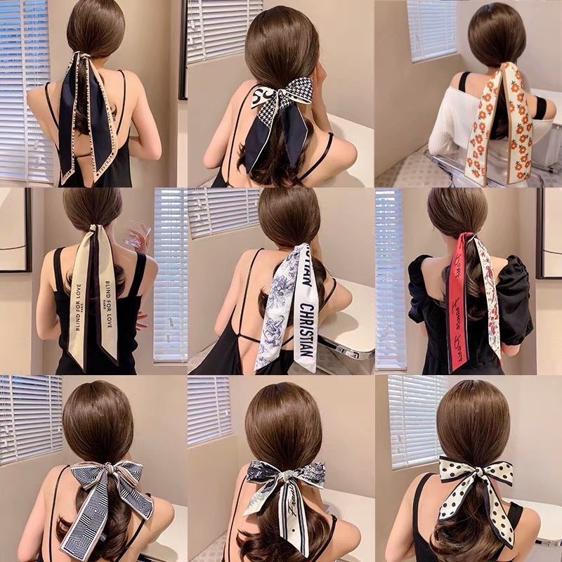 Băng Đô Cài Tóc Bằng Lụa Phong Cách Pháp Thời Trang Mùa Hè Mới Cho Nữ