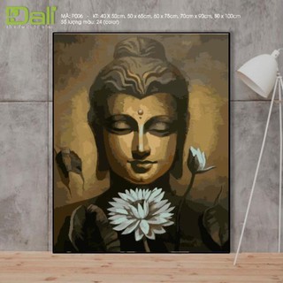 Tranh treo tường tự tô màu số hóa DALI Tranh Phật Giáo P006