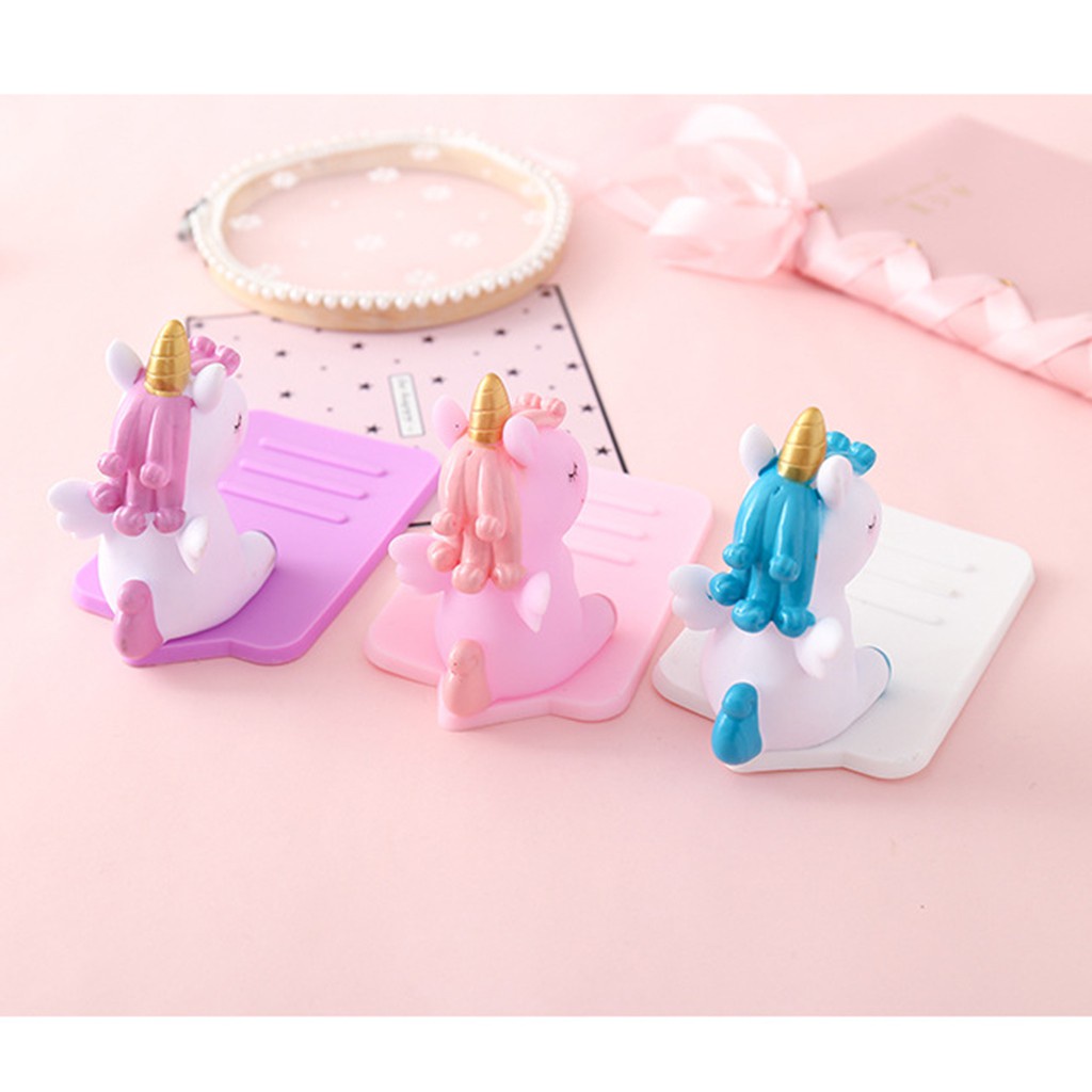 Giá Đỡ Điện Thoại Để Bàn Bằng Cao Su Họa Tiết Động Vật Hoạt Hình