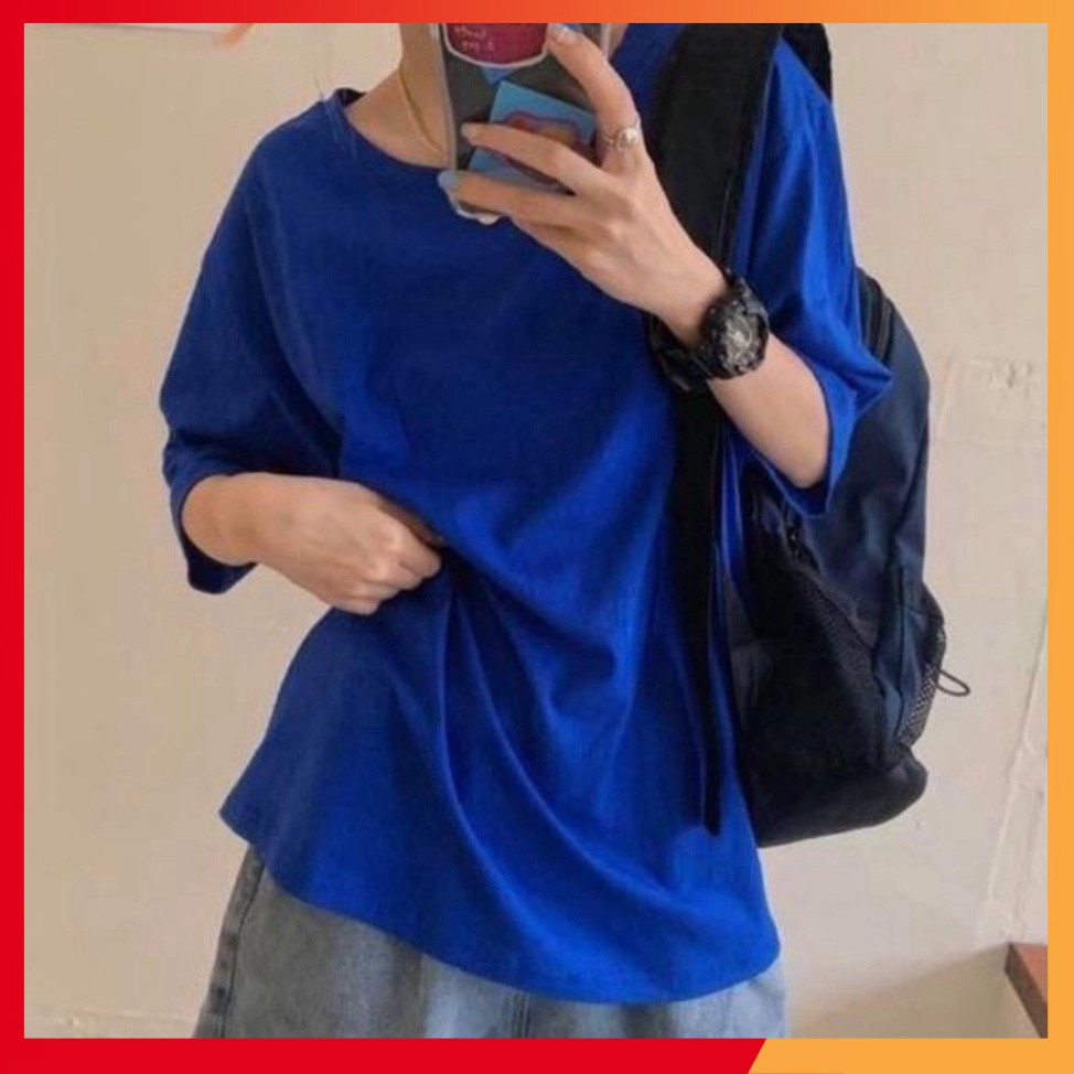 Áo thun trơn tay lỡ unisex cho nam và nữ, chất liệu cotton cao cấp, thoáng mát, co giãn, nhiều màu sắc - TTL01 HaHo Fash | BigBuy360 - bigbuy360.vn