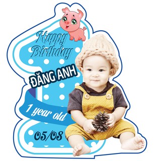 Cây số tuổi trang trí sinh nhật 70cm