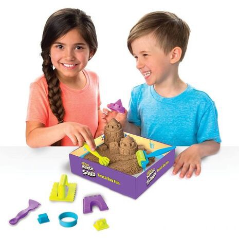 Đồ chơi KINETIC SAND - Bộ dụng cụ và cát xây dựng công trình - Mã SP 6044178