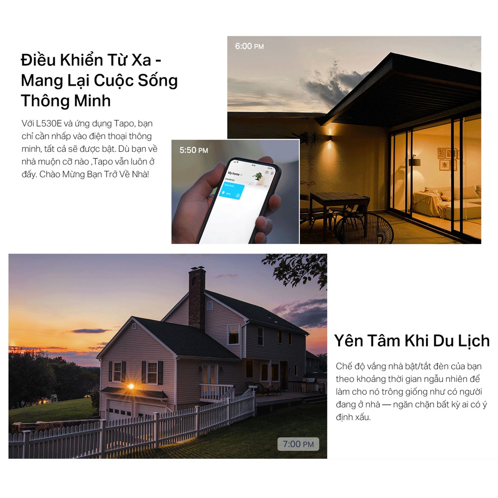 [Hỏa Tốc] Bóng Đèn Thông Minh TP-Link Tapo L510E/ L520E / L530E - Hàng Chính Hãng