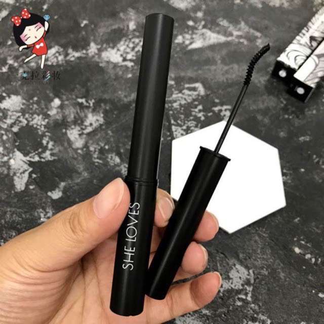 Mascara She Loves Chính Hãng Làm Dài, Cong & Tơi Mi, Không Lem Không Trôi, Chống Thấm Nước Cả Ngày Dài
