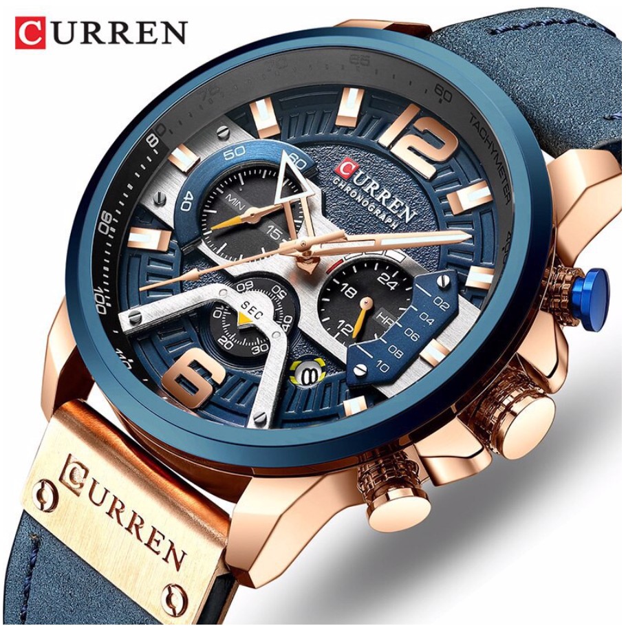 [Giá Sỉ] Đồng hồ đeo tay nam Curren / Carrian M8329 mới