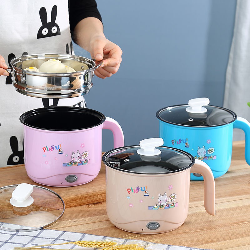 (Chảo chống dính có thể chiên, hấp) Nồi cơm điện đa năng Lẩu mini gia đình sinh viên Nồi cơm điện gia đình ký túc xá
