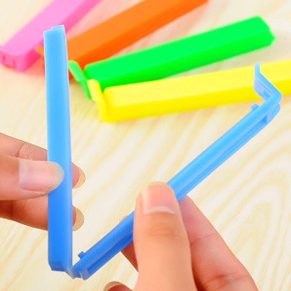 LAKAMIER Kẹp Niêm Phong Túi Thực Phẩm Thời Trang Màu Sắc Ngẫu Nhiên