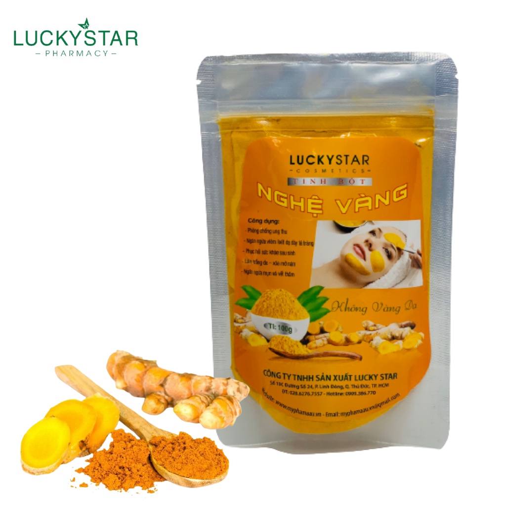 Tinh Bột Nghệ Nguyên Chất Lucky Star (100g)