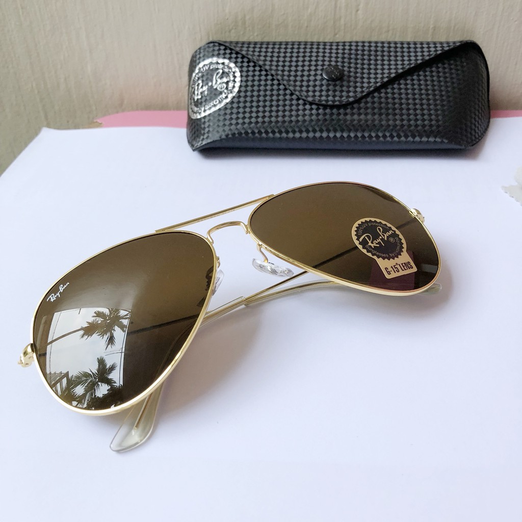 KÍNH MÁT Nam Nữ TRÒNG THỦY TINH NÂU TRÀ CAO CẤP GỌNG KIM LOẠI HOT TREND - BUSTORE | BigBuy360 - bigbuy360.vn