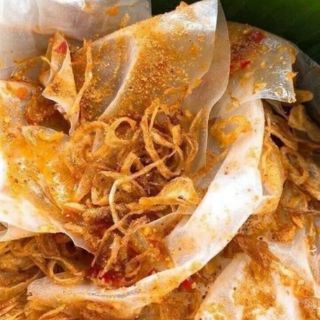 Bánh tráng muối mịn hành phi/ tỏi phi