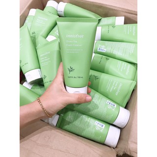 Sữa rửa mặt innisfree green tea morning cleanser