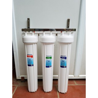 [Chính Hãng+Có Video] Khung Giá Treo 3 Cốc lọc nước 20 Inch Inox 304 Cao Cấp, Siêu Bền, Chắc Chắn, Dày Dặn, Độc Quyền