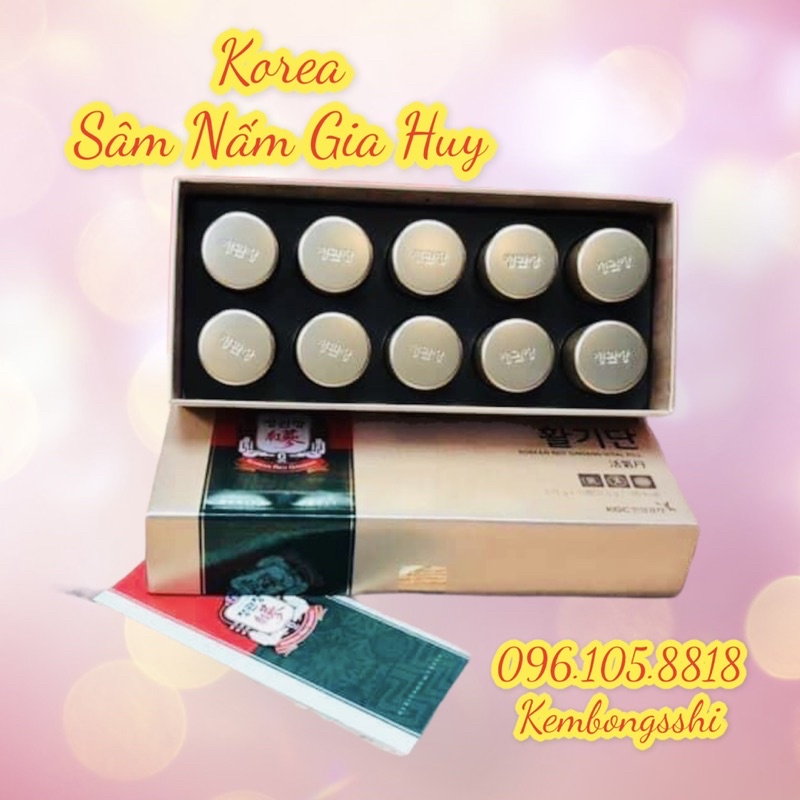 VIÊN HỒNG SÂM Hwal Gi Dan 10 viên KGC Cheong Kwan Chang HÀN QUỐC
