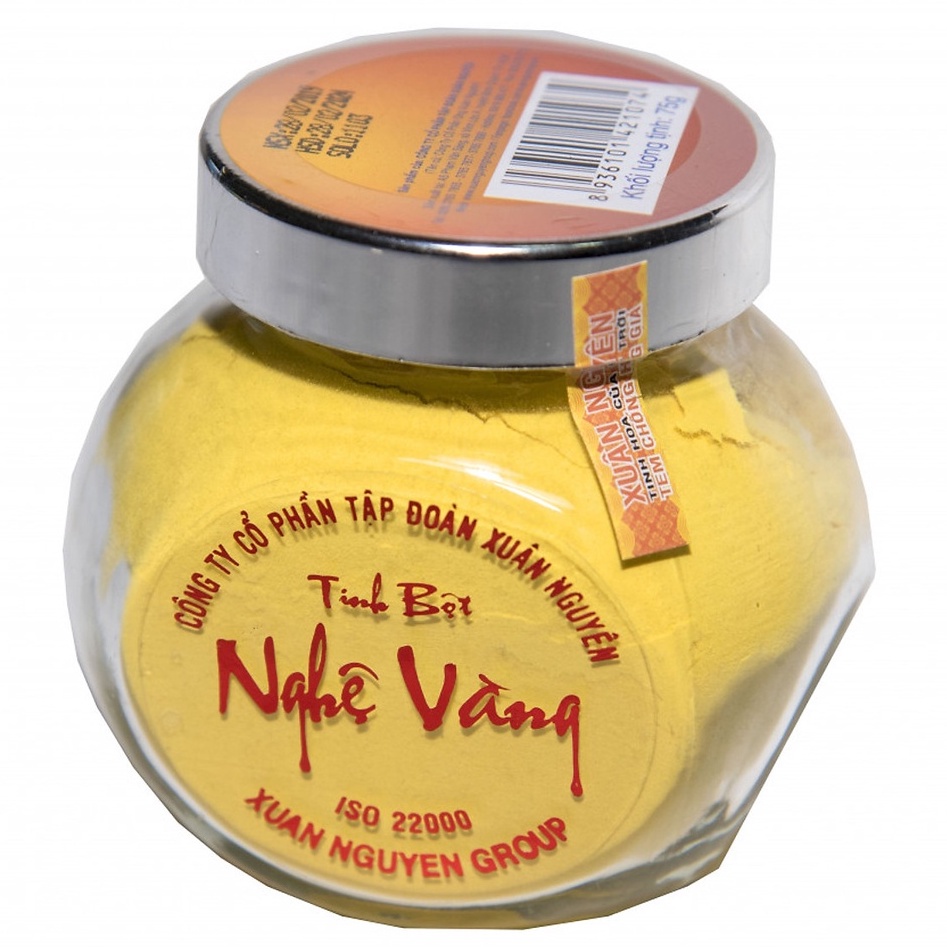 TINH BỘT NGHỆ VÀNG XUÂN NGUYÊN LỌ 160gr - HỔ TRỢ VIÊM LOÉT DẠ DÀY - LÀM SÁNG ĐẸP DA - CHỐNG THÂM SẸO