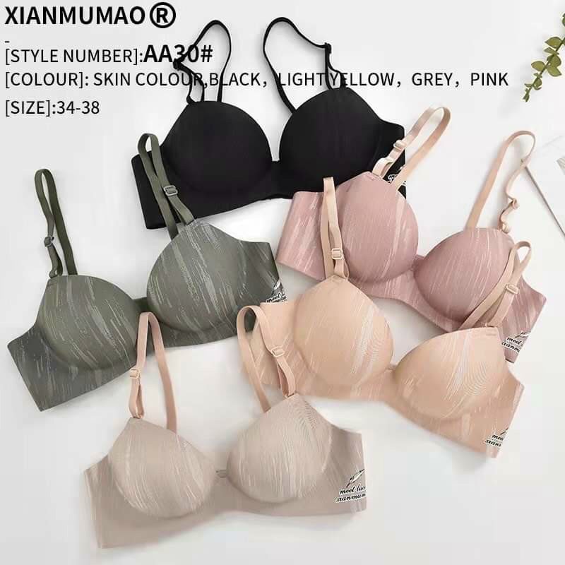 áo lót su non a30 siêu đẹp, áo lót su họa tiết sướt cực xinh mút dày 2cm