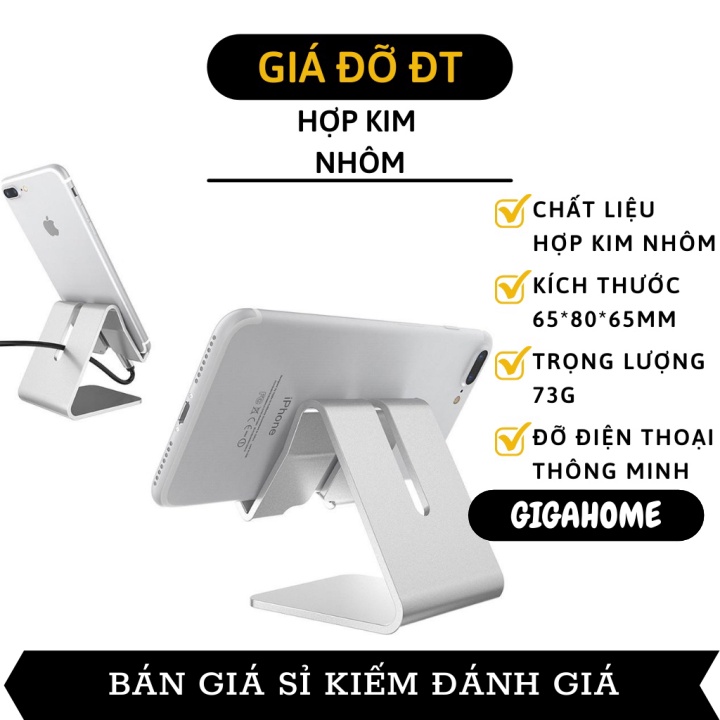 Giá Đỡ Điện Thoại GIGAHOME Giá Đỡ Ipad, Máy Tính Bảng Bằng Hợp Kim Nhôm Chắc Chắn 5929