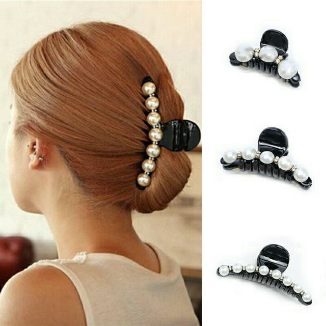 Kẹp tóc đính hạt (3 hạt/5 hạt/8 hạt)