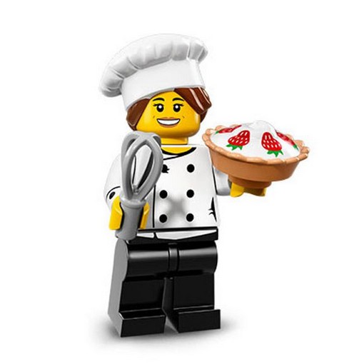 [CÓ SẴN - LIKENEW] LEGO - Nhân vật Lego Gourmet Chef - Minifigures Series 17 REAL