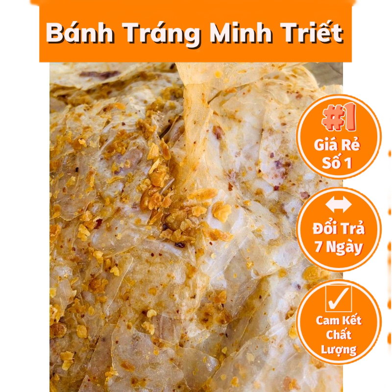 [1kg] BÁNH TRÁNG PHƠI SƯƠNG XIKE MUỐI TỎI NHUYỄN TÂY NINH