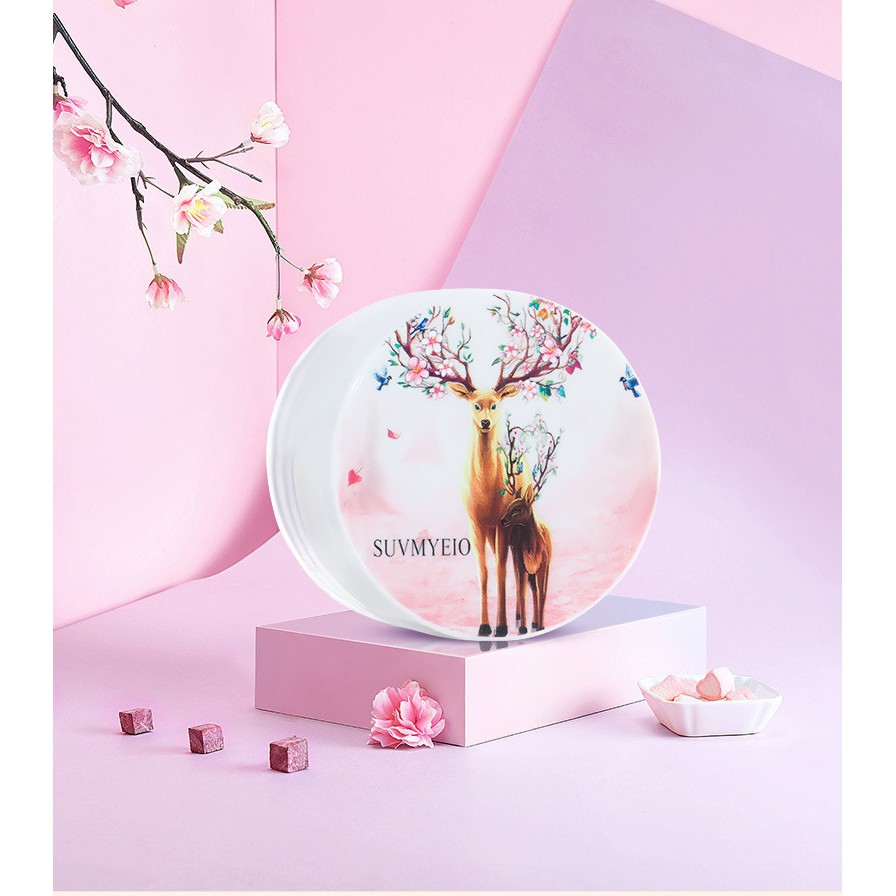 ❤️ Phấn Phủ Dạng Bột Kiềm Dầu Che Khuyết Điểm Hươu Xanh Milizhiwu ❤️-Y21-A8T3