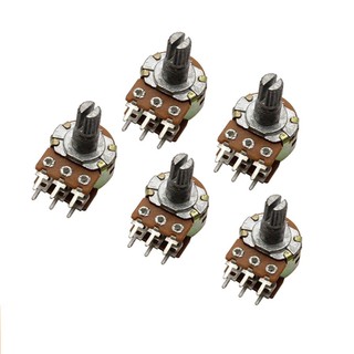 Combo 5 Biến trở đơn tuyến tính WH148N – dạng volume B10K B250k B500K B1M