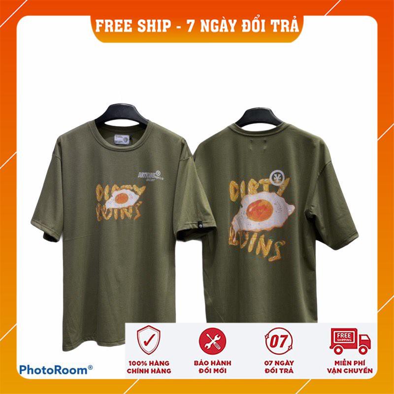 Áo Thun tay lỡ form rộng Dirty Coins Oops La T-Shirt Ốp La nam nữ