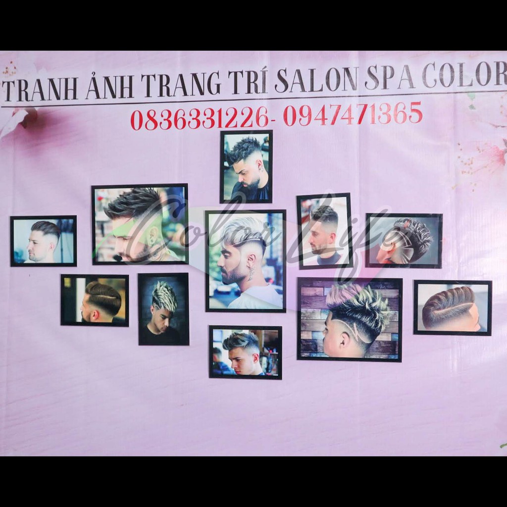 TRANH BARBER TÓC NAM DÁN TƯỜNG TRANG TRÍ SALON TIỆM CẮT TÓC ĐẸP GIÁ RẺ | BigBuy360 - bigbuy360.vn