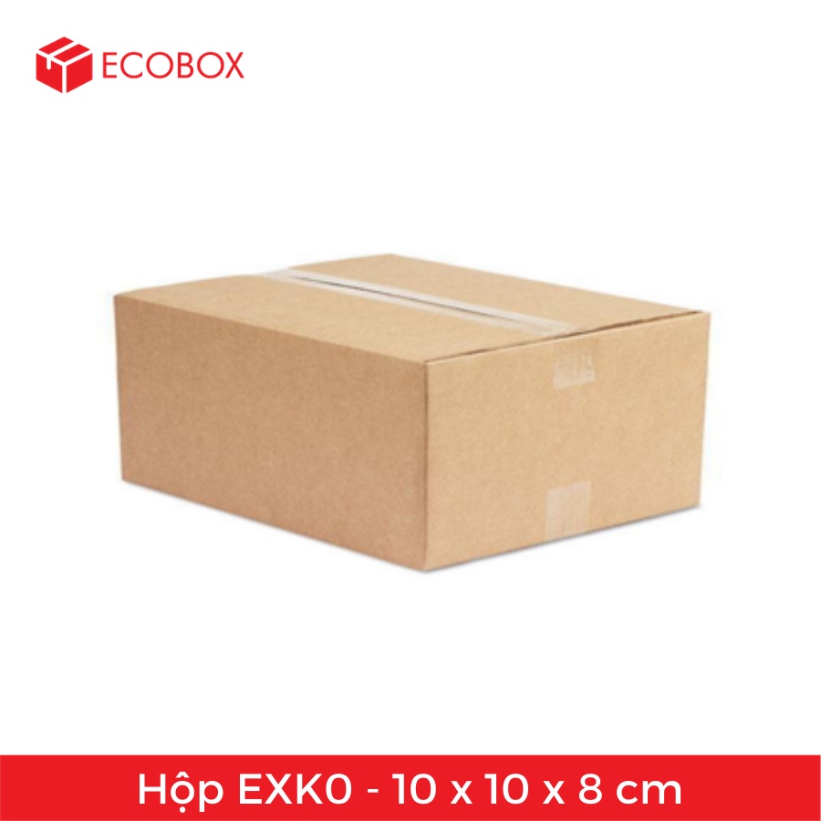100 Hộp Giấy Carton EXK0 - 10x10x8 cm