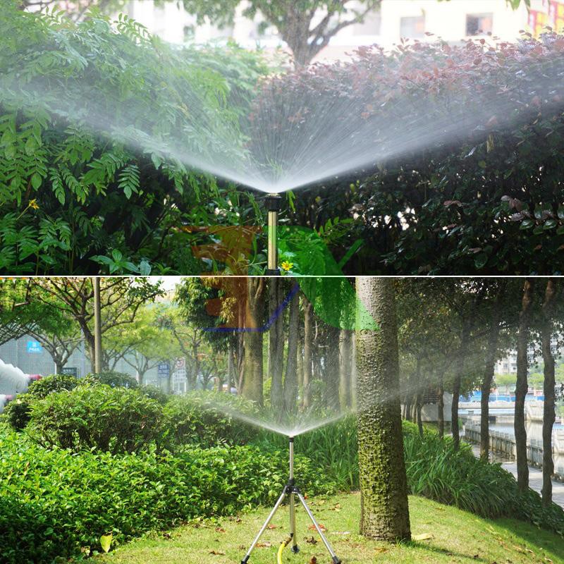 Bộ 10 Đầu tưới phun mưa BTX-D12, Tưới xòe 360° chân ren 21 - 1/2", Tưới xòe mũ ren đồng
