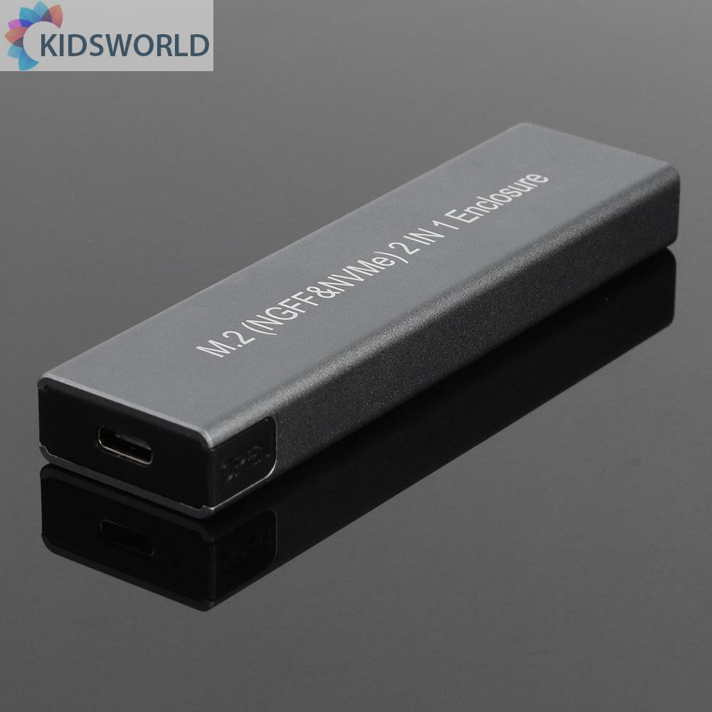 Vỏ Ổ Cứng Ngoài Ssd M.2 Nvme Pcie Sata M / B Usb Type C Ốp | BigBuy360 - bigbuy360.vn