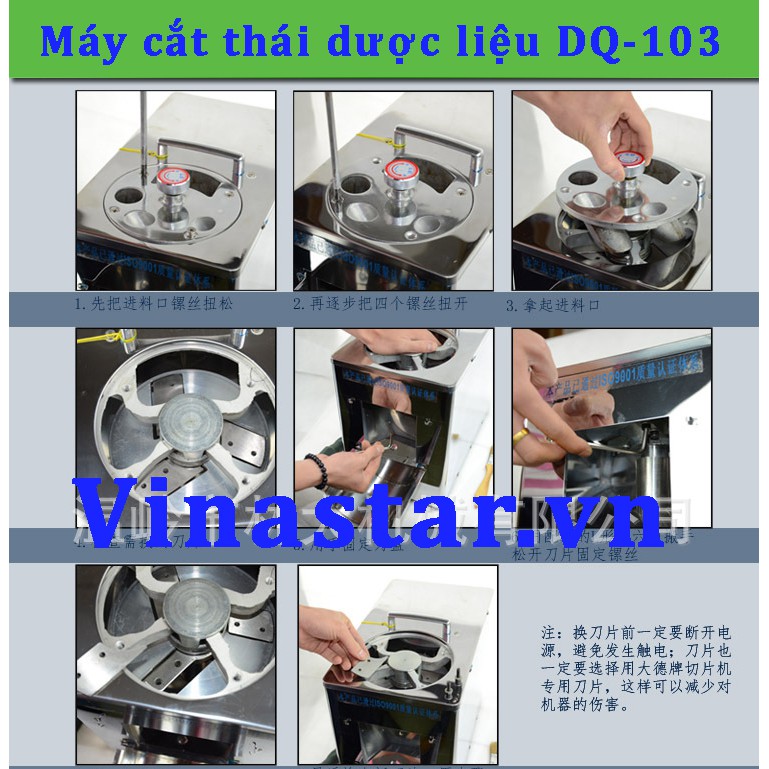 Máy cắt thái lát mỏng làm dược liệu DQ103