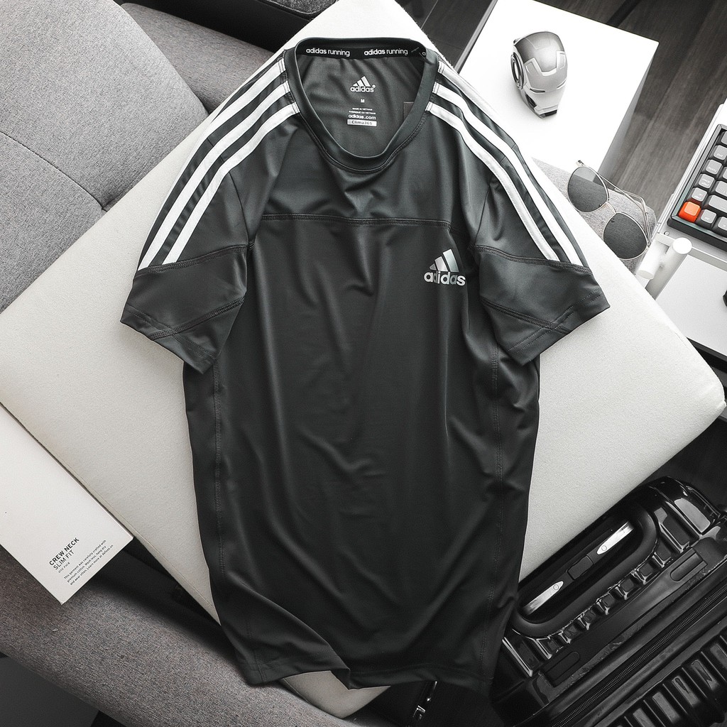 Áo Thể Thao Nam Hàng VNXK, Áo Thun Nam Thể Thao tập gym ngắn tay vải thun lạnh thoáng mát, co giãn, chuẩn form | BigBuy360 - bigbuy360.vn