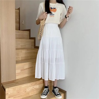 CHÂN VÁY MIDI NỮ ( chân váy xoè dài- kiểu)