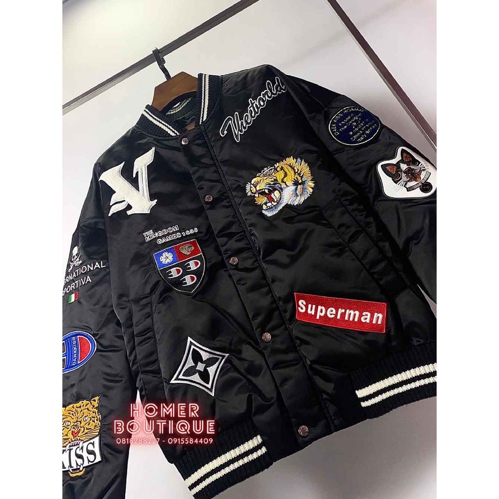 Áo bomber khoác Gucci