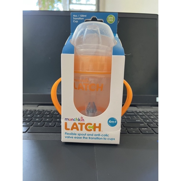 Bình /Cốc tập uống có tay cầm Munchkin Latch 120ml