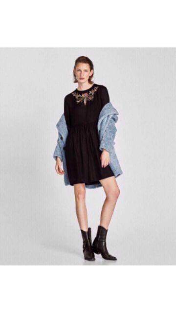 Đầm babydoll #ZARA Vnxk