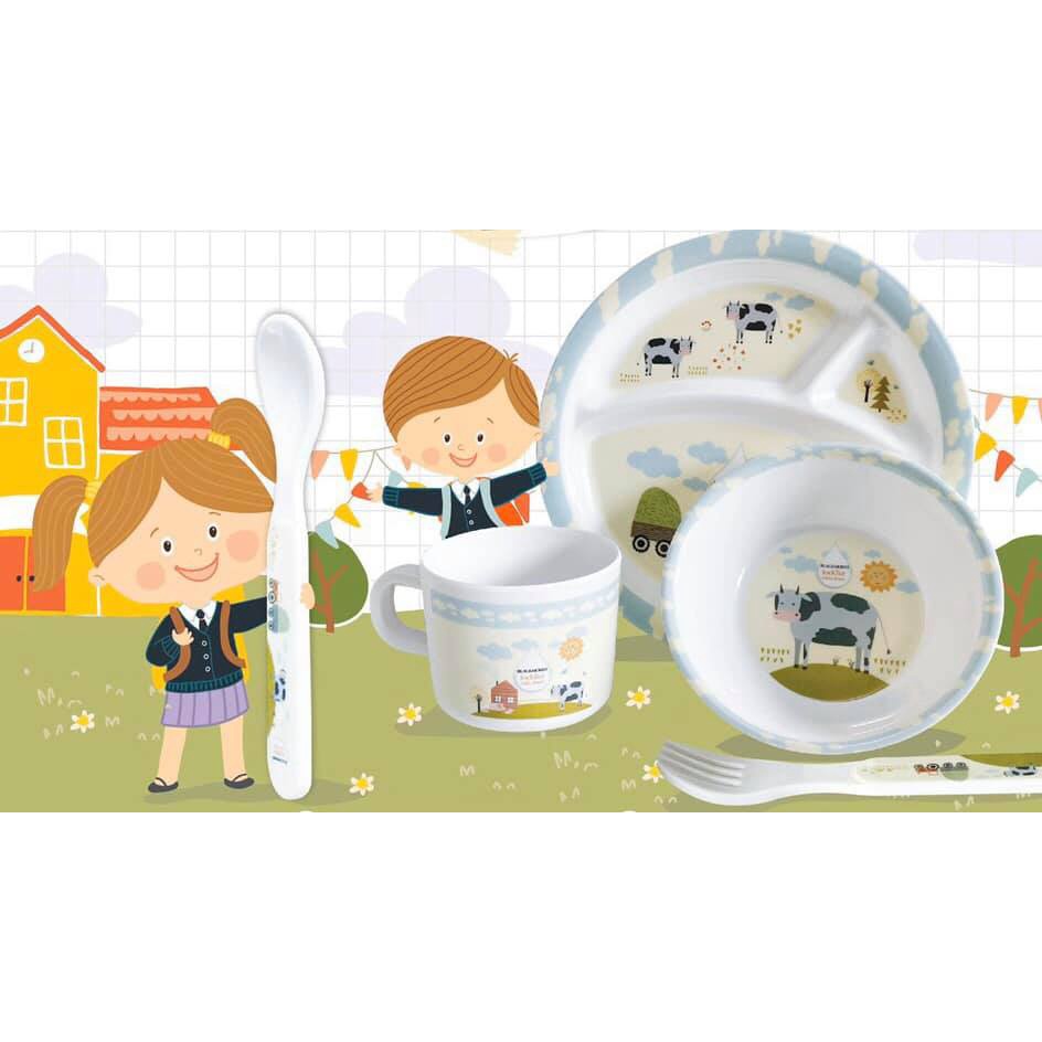 Set Bát Ăn Dặm Cao Cấp Kèm Cốc Và Thìa Blackmores an toàn tuyệt đối giúp bé ăn dặm dễ dàng  - 𝐁𝐞𝐞 𝐡𝐨𝐮𝐬𝐞