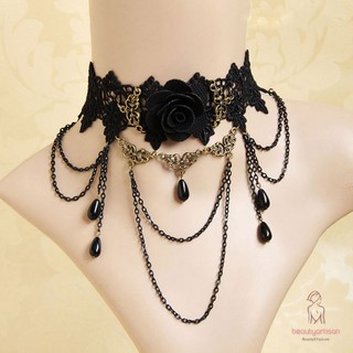 Vòng cổ choker ren hoa thiết kế độc đáo cá tính cho nữ