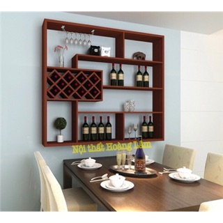 Kệ bầy rượu trang trí treo tường cỡ to đại