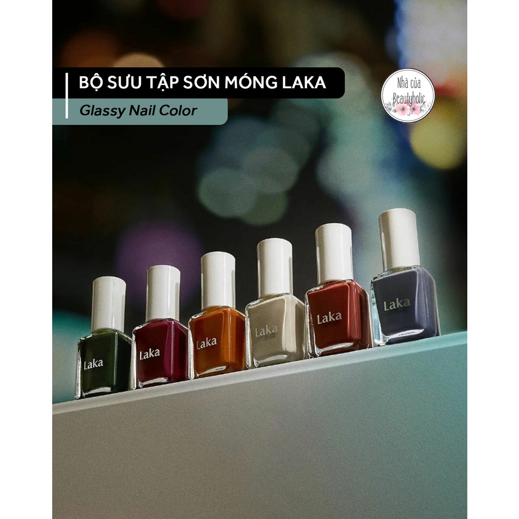 Bộ sưu tập sơn móng tay LAKA GLASSY NAIL COLOR