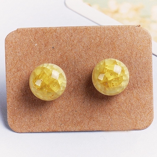 Bông tai thủy tinh nứt - TS-0044