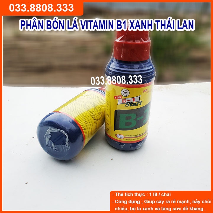 PHÂN BÓN LÁ VITAMIL B1 THÁI LAN CHAI 1LIT - KÍCH THÍCH PHÁT TRIỂN, TĂNG ĐỀ KHÁNG CHO CÂY