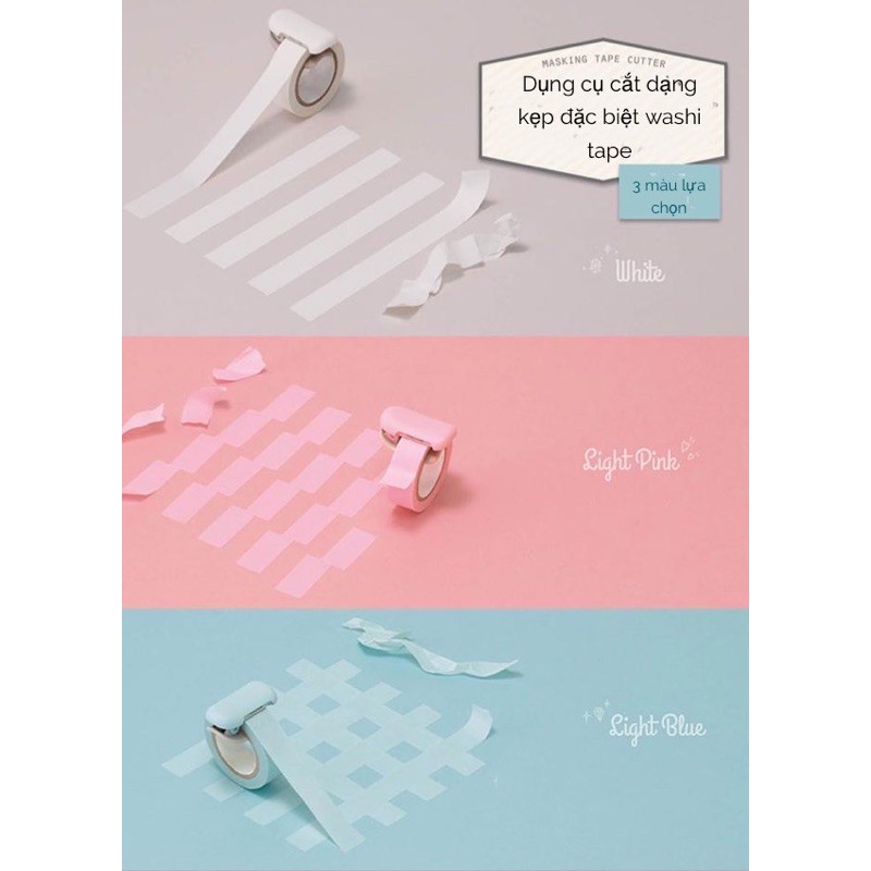 Dụng cụ cắt washi tape dạng kẹp Kokuyo Karu-cut